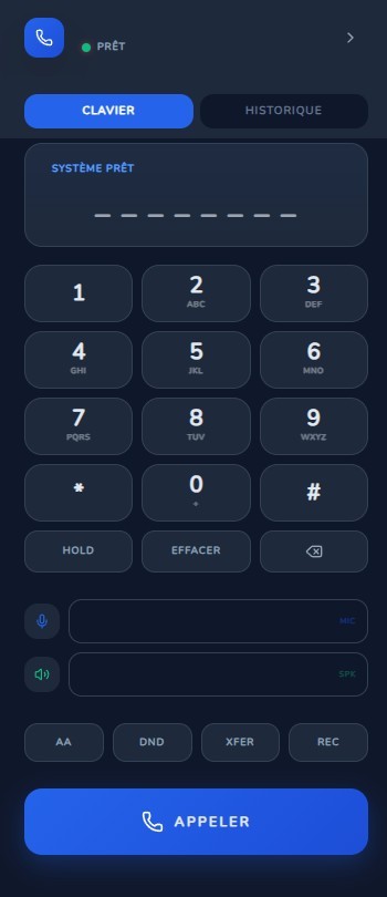 CRM Softphone intégré